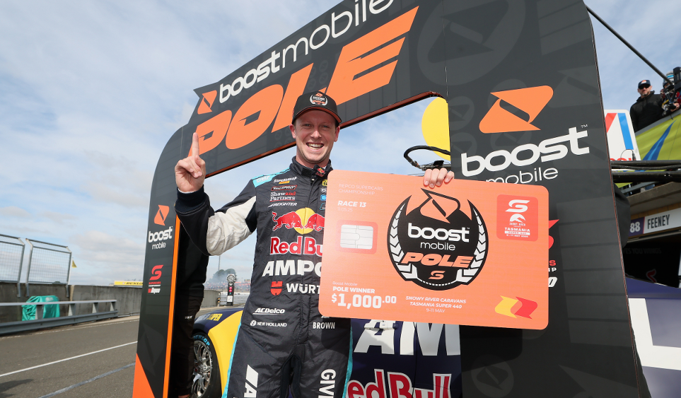 Pole & Podium for Brown in Tasmania